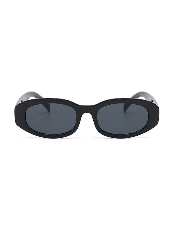 Chunky Oval Frame Sunglasses - Image 6