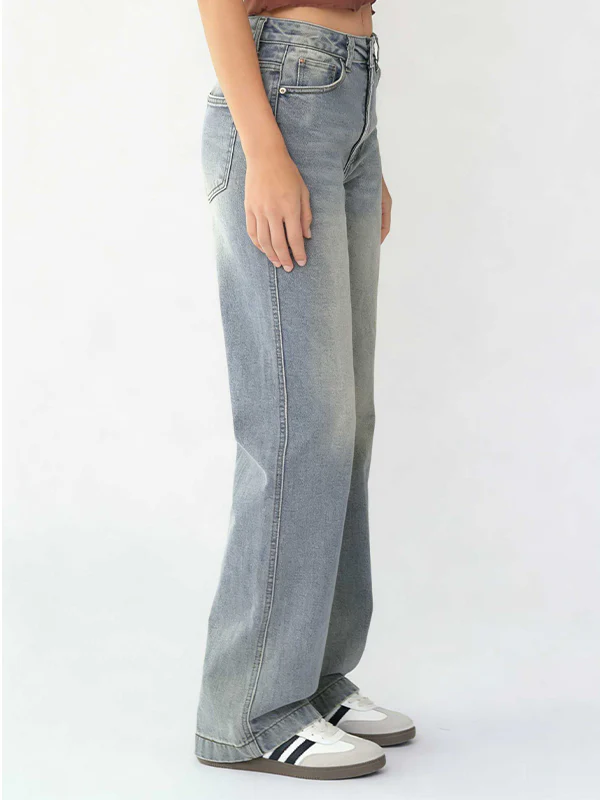 Comfort-Flex Wide Leg Denim Jeans - Image 16