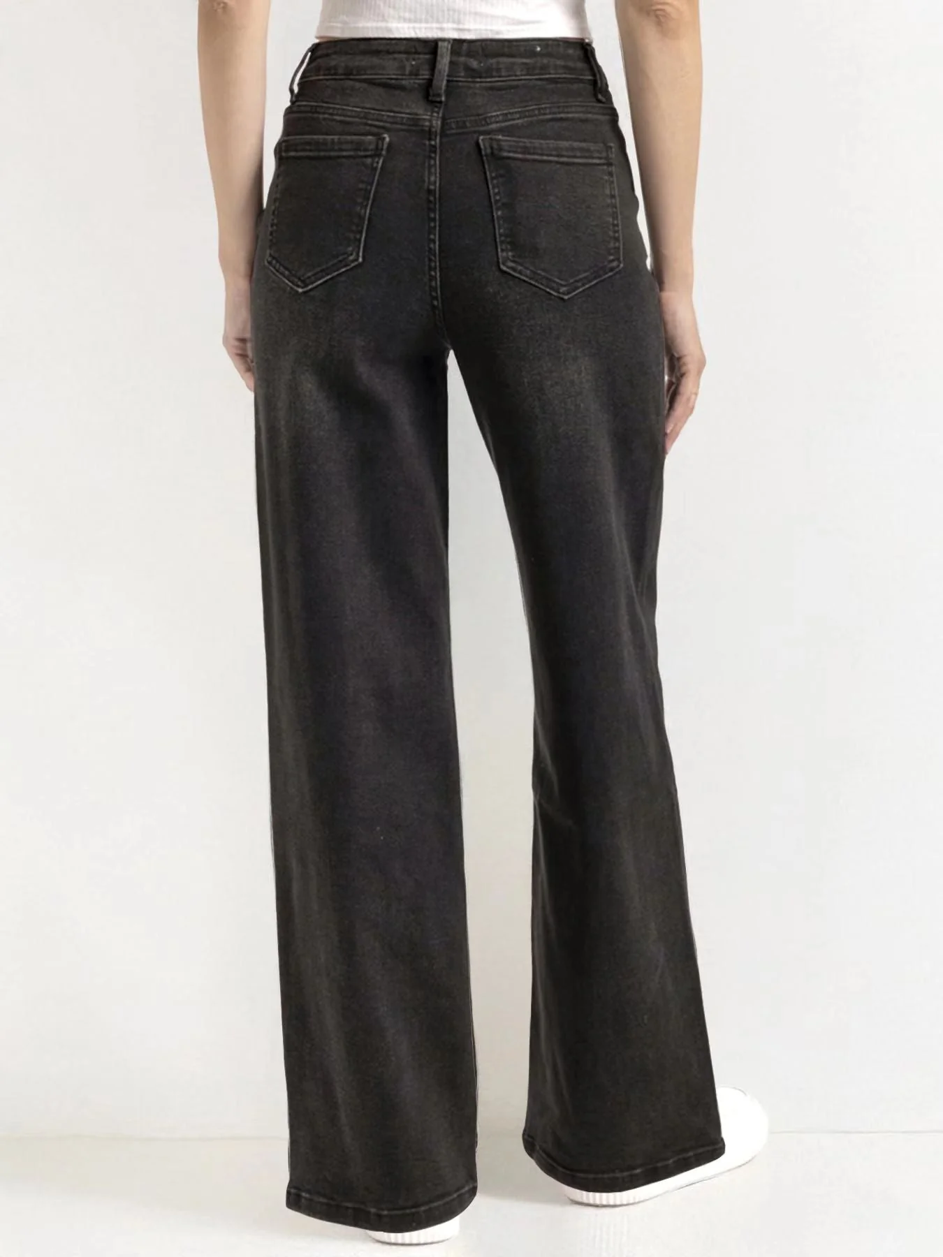 Comfort-Flex Wide Leg Denim Jeans - Image 4