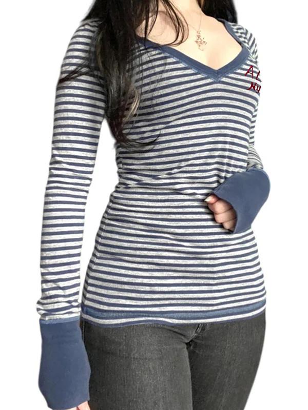 Comfortable Wind Stripes Long Sleeve - Image 3
