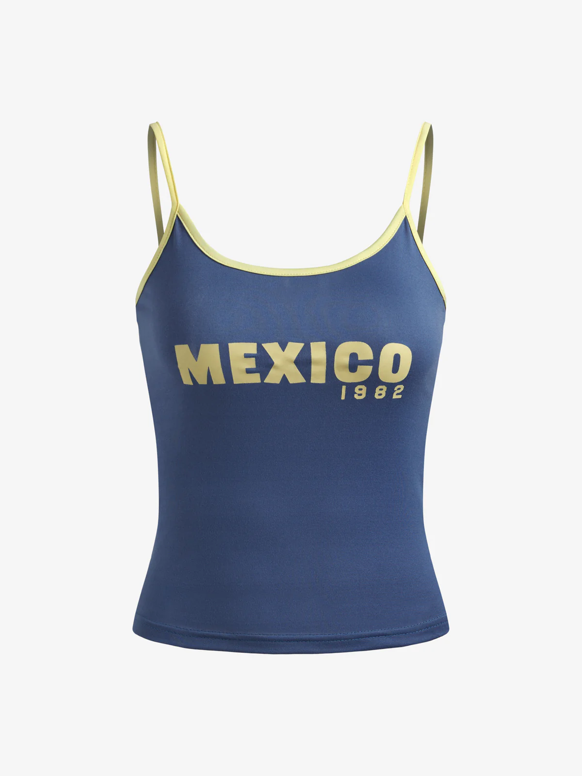 Contrast Color Letter Print Cami Top - Image 5