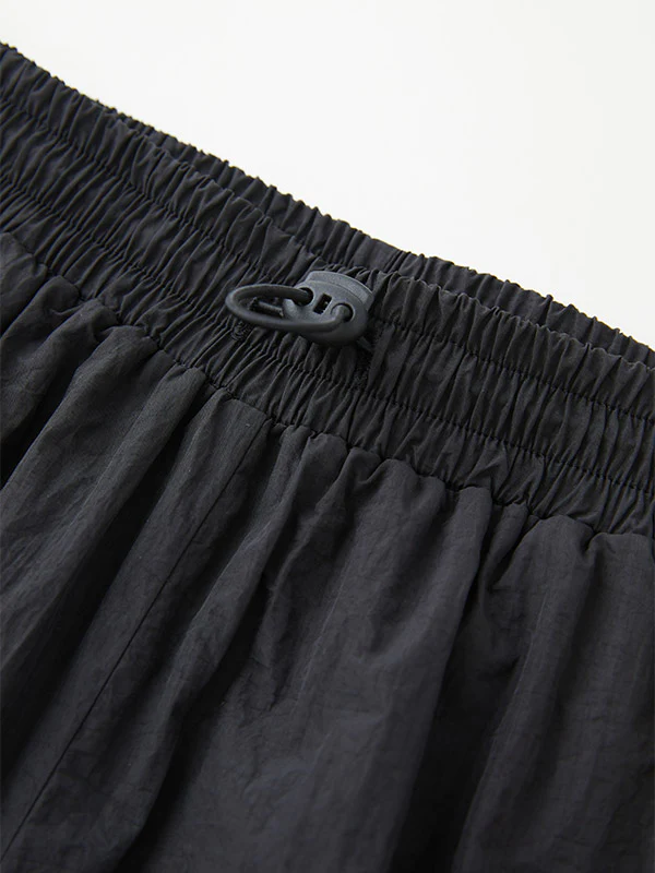 Contrast Piping Black Baggy Sweatpants - Image 10
