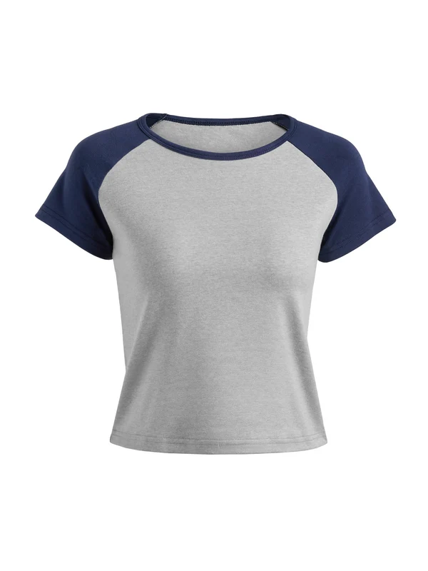 Contrast Raglan Slim Short Sleeve Tee - Image 8