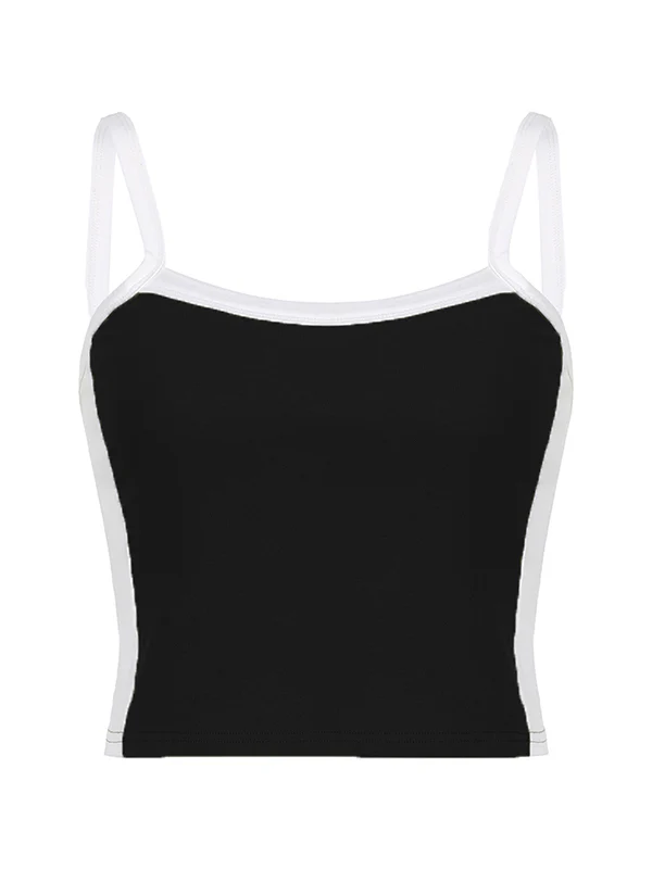 Contrast Trim Vintage Crop Cami Top - Image 19