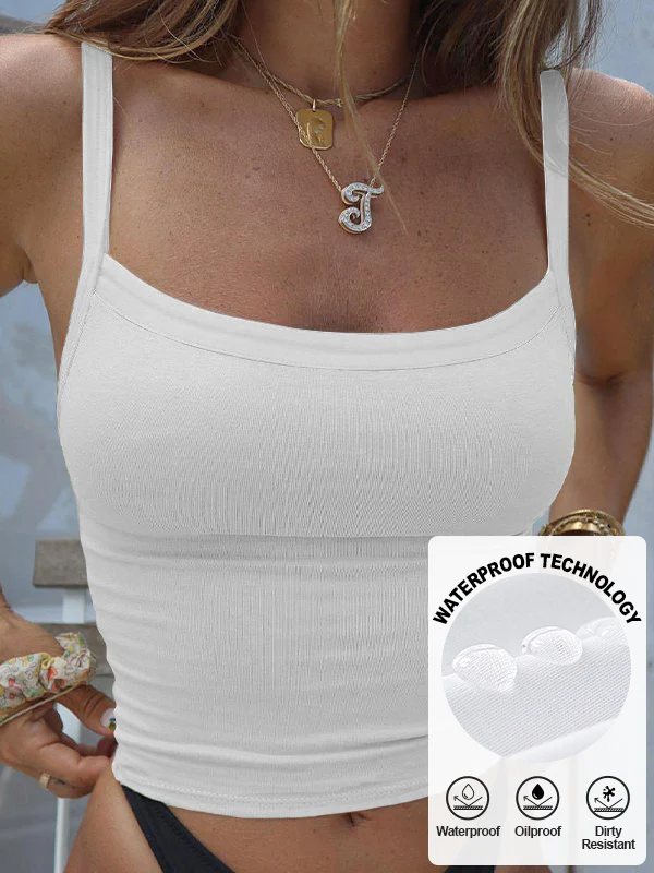 Contrast Trim Vintage Crop Cami Top - Image 41