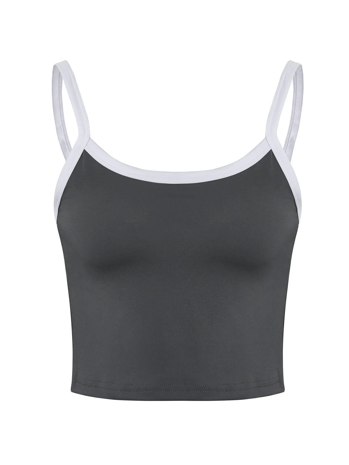 Contrast Trim Vintage Crop Cami Top - Image 43