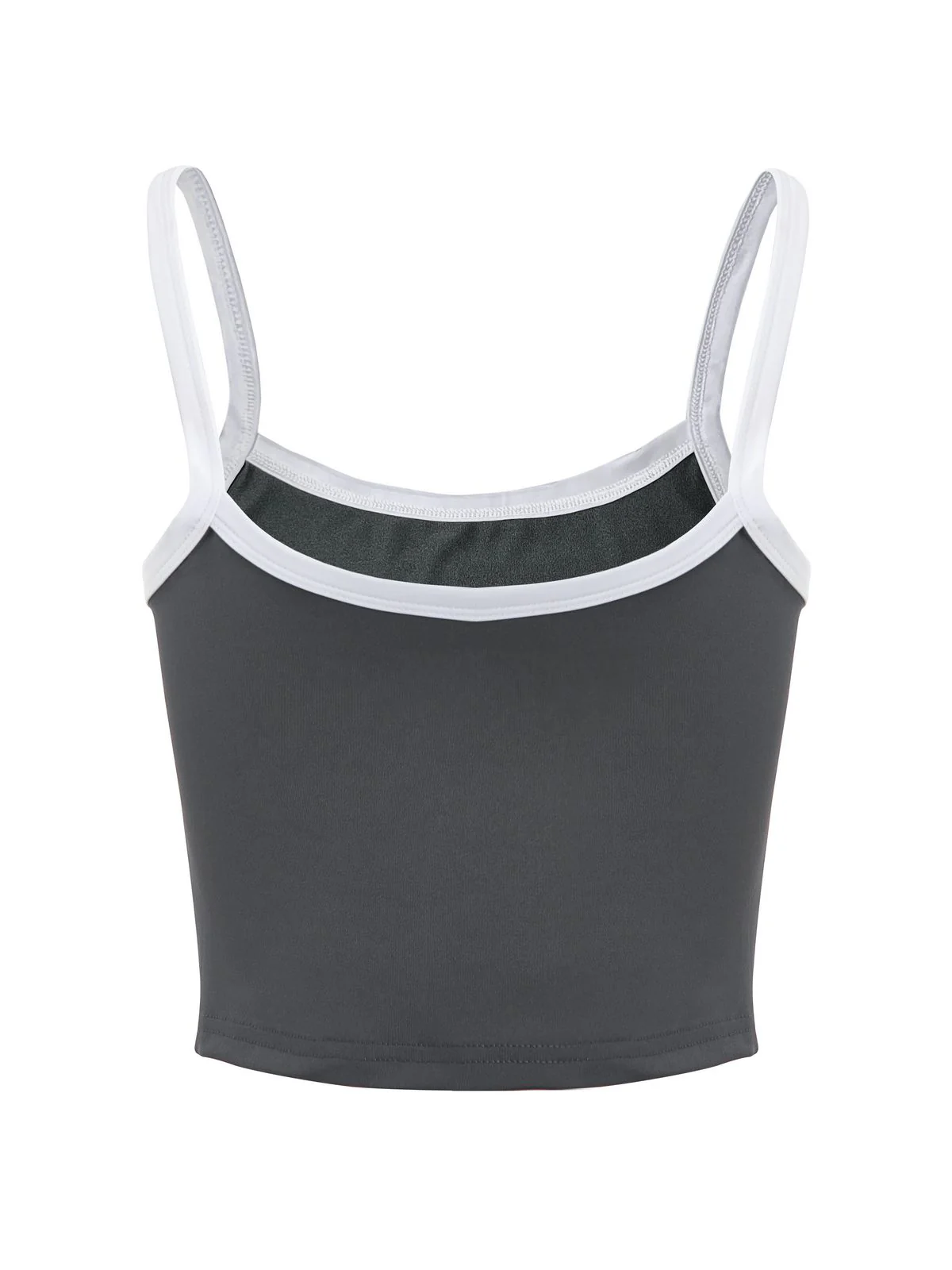 Contrast Trim Vintage Crop Cami Top - Image 44