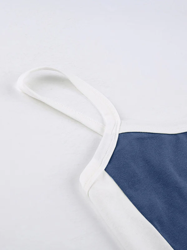 Contrast Trim Vintage Crop Cami Top - Image 5