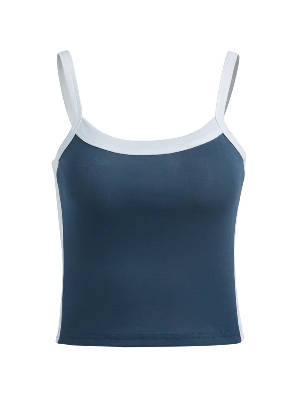 Contrast Trim Vintage Crop Cami Top - Image 66