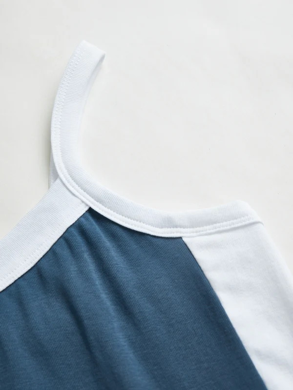 Contrast Trim Vintage Crop Cami Top - Image 68