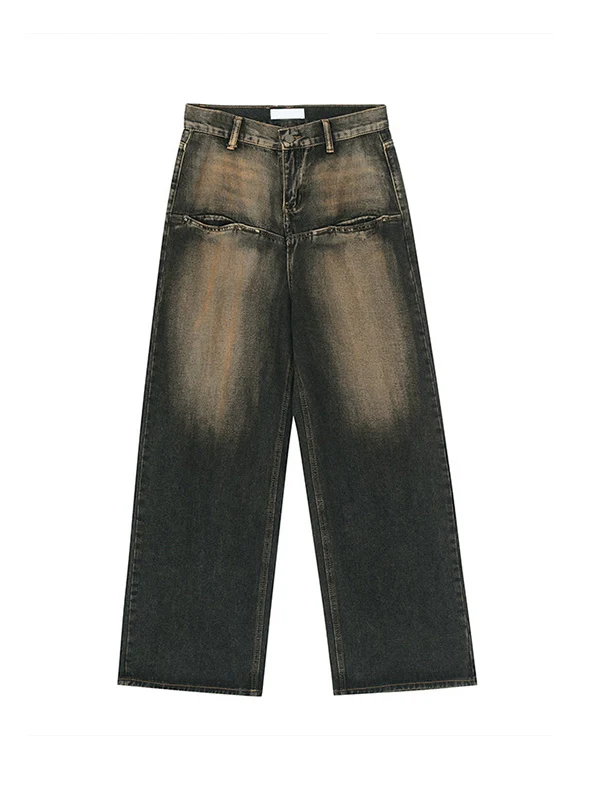 Contrast Wash Distressed Vintage Boyfriend Jeans - Image 7