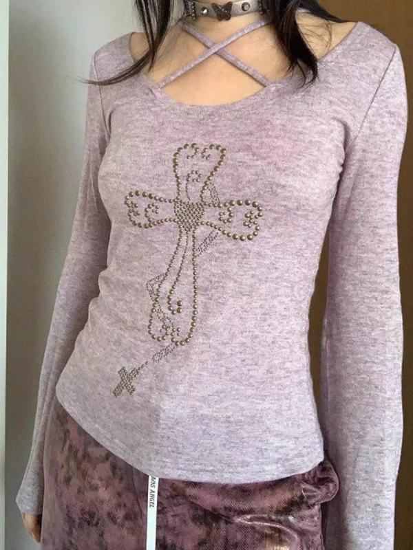 Cross Hot Stamping Sweaters - Image 2