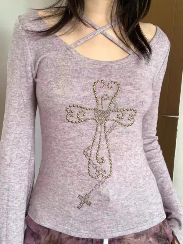 Cross Hot Stamping Sweaters - Image 3