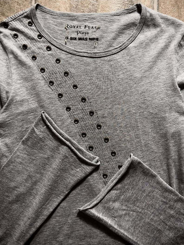 Dark Guitar Print Long Sleeve - Image 4