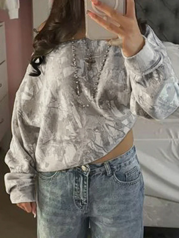 Dead Branch Print Long Sleeve