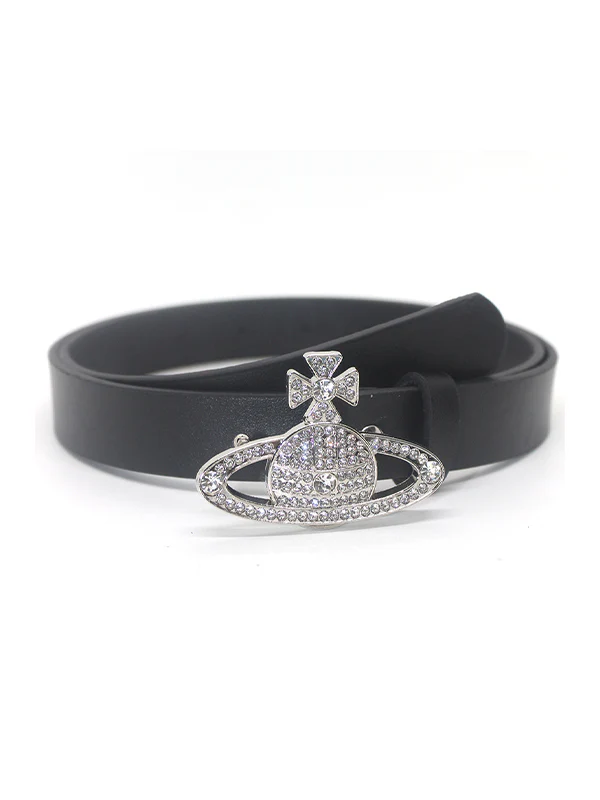 Diamond Encrusted Saturn Buckle Belt - Image 3