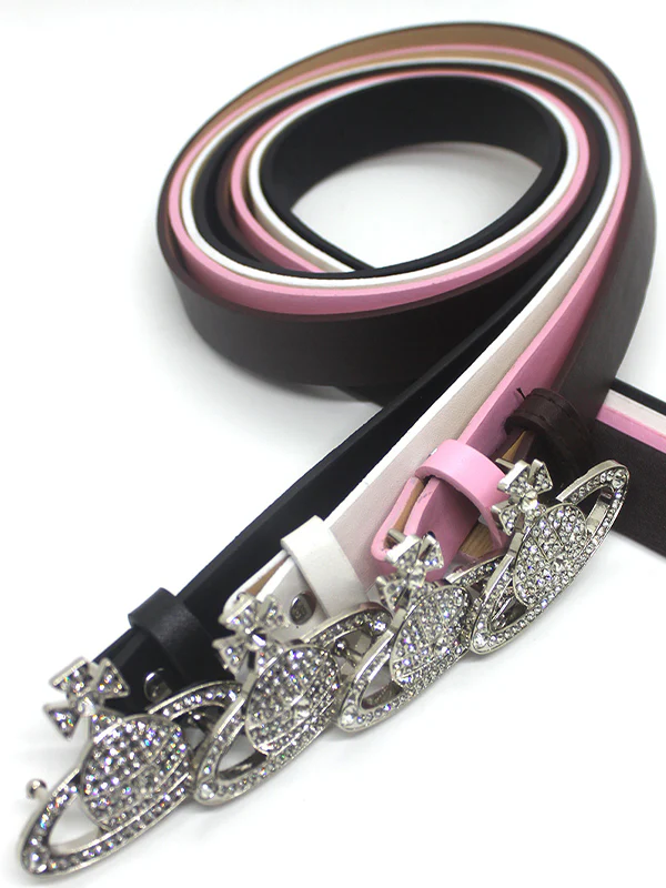 Diamond Encrusted Saturn Buckle Belt - Image 4
