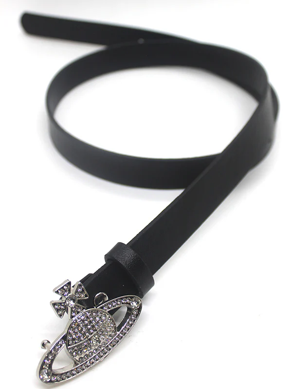 Diamond Encrusted Saturn Buckle Belt - Image 5