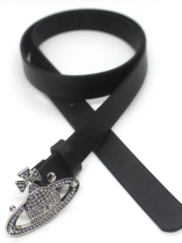 Diamond Encrusted Saturn Buckle Belt - Image 6