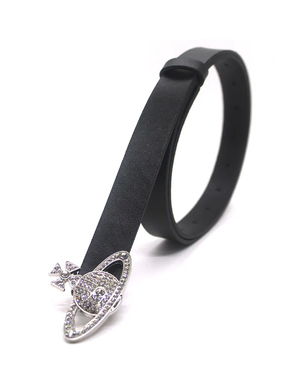 Diamond Encrusted Saturn Buckle Belt - Image 8
