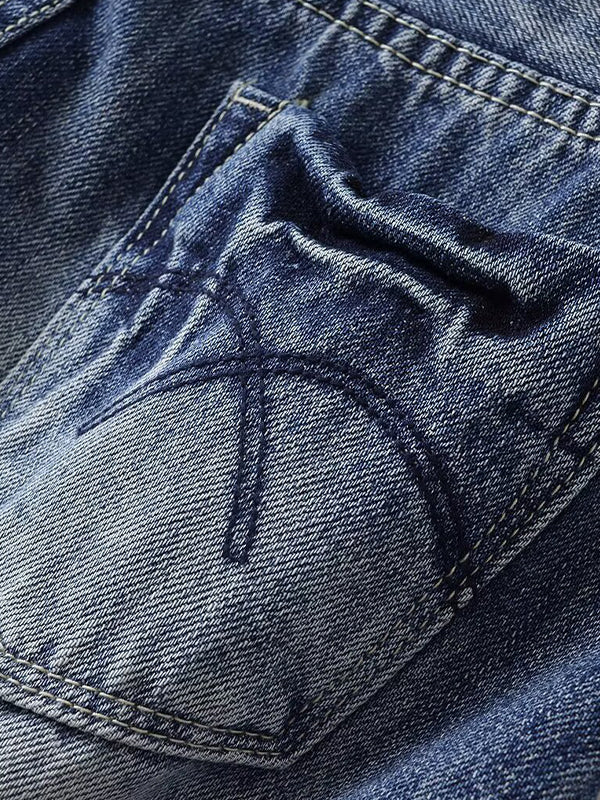 distressed Mini Skirt - Image 4