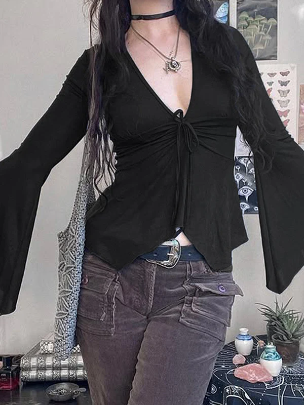 Drawstring Slimming Long Sleeve - Image 4