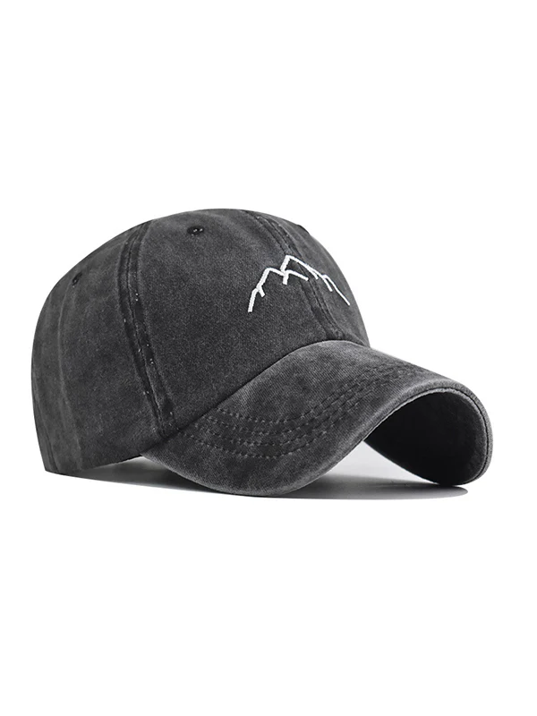 Embroidered Washed Baseball Cap - Image 10