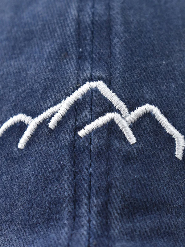 Embroidered Washed Baseball Cap - Image 8