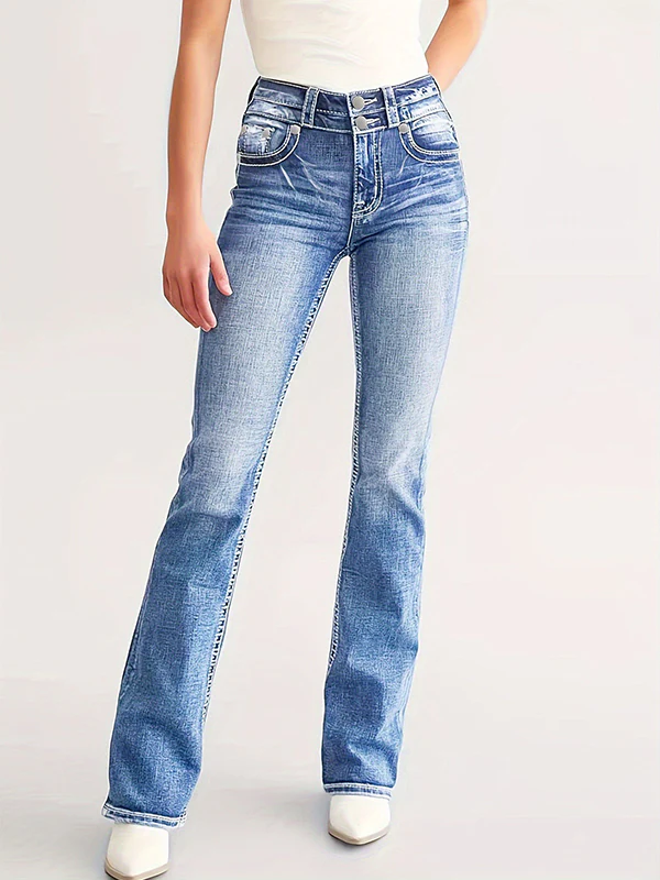 Embroidery Elements Slim Jeans - Image 3
