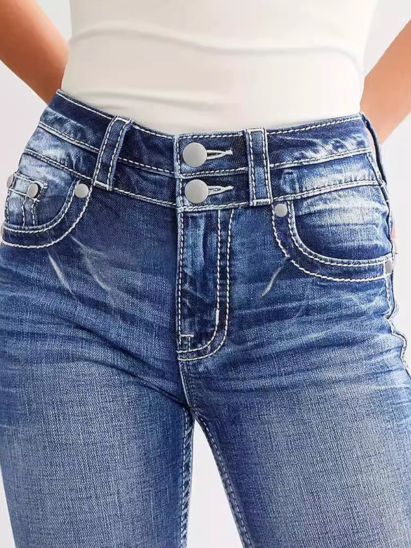 Embroidery Elements Slim Jeans - Image 4