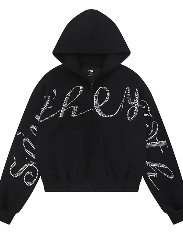 English Diamond Print Sweatshirts - Image 2