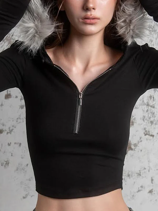 Fleece-Lined Hooded Jacket