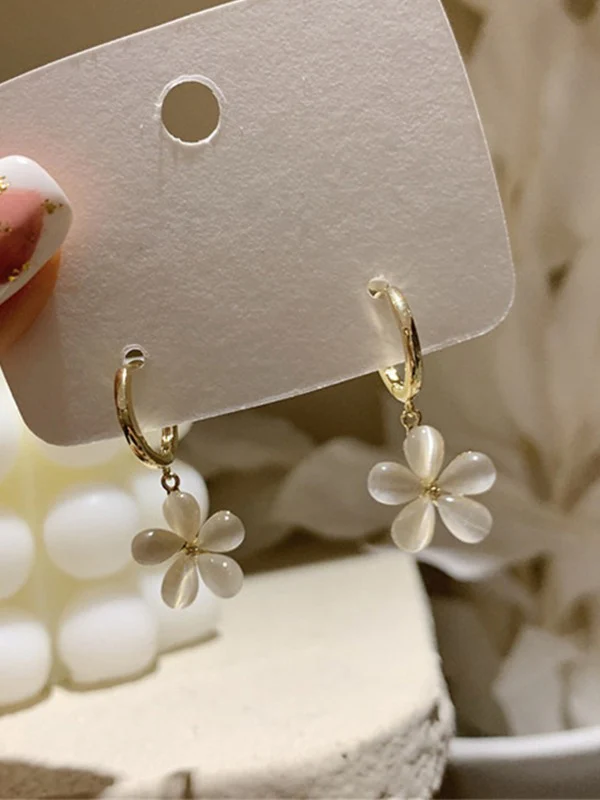 Flower Decor Y2K Earring - Image 3