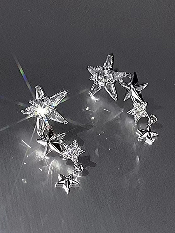 Glittering Star Decor Earring - Image 3