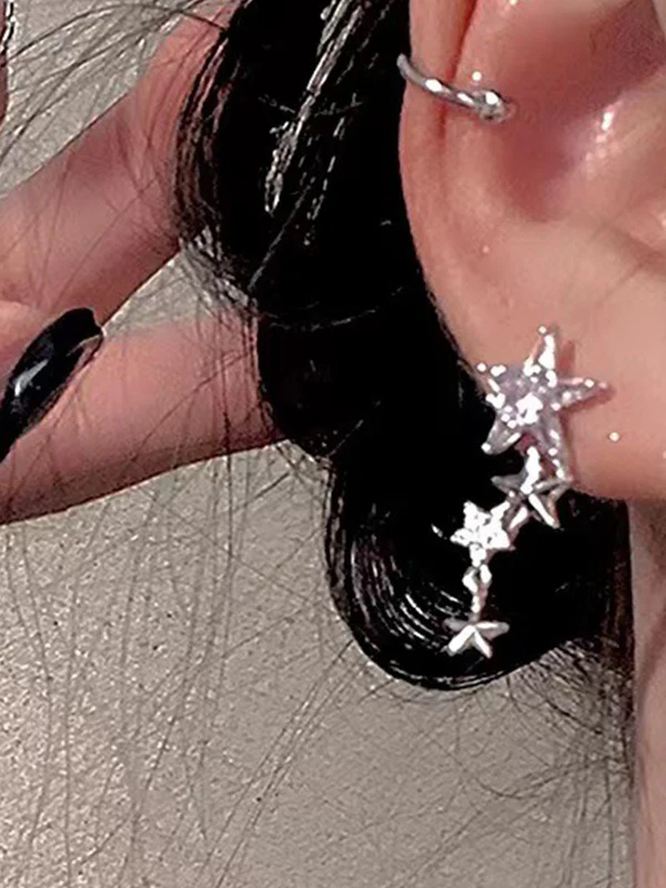 Glittering Star Decor Earring - Image 4
