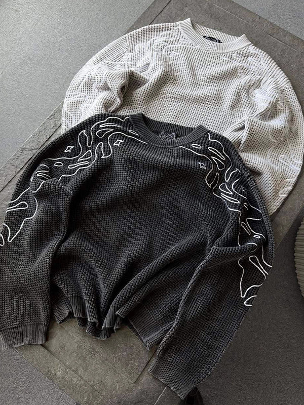 Gothic Street Print Sweatshirt - Image 2