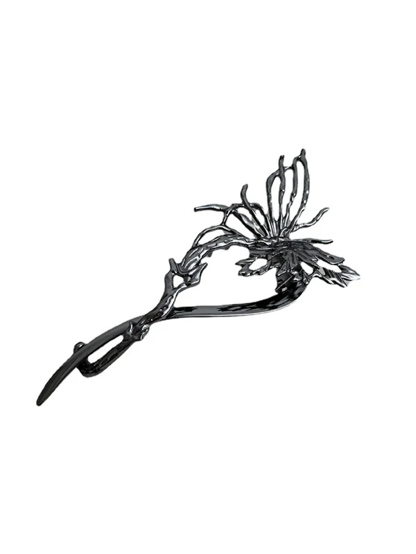 Grungy Butterfly Pattern Hair Clip - Image 7