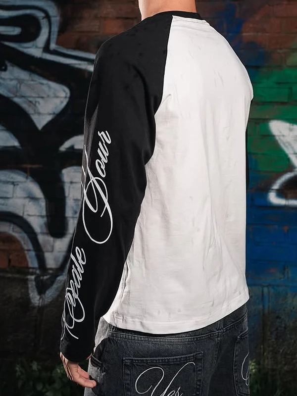 Handwritten Print Oversized Long Sleeve - Image 4