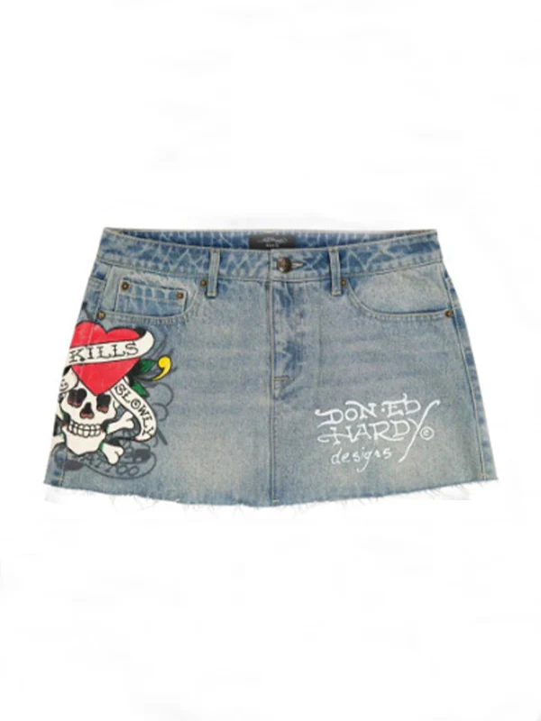 High Waist Y2k Slimming Mini Skirt - Image 3