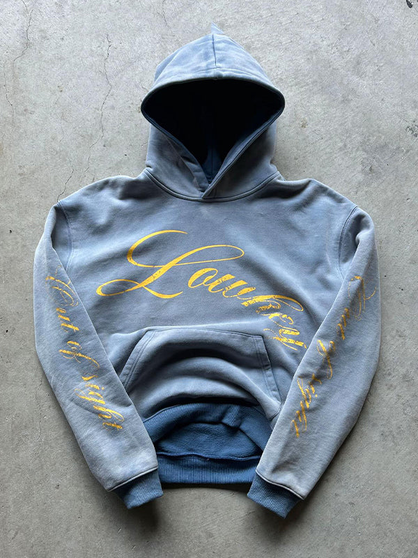 Hip-Hop Trendy Letter Print Sweatshirts - Image 4