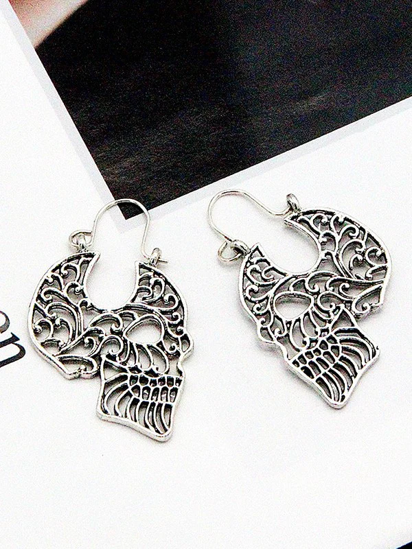 Hollow Out Skull Earrings - Image 6