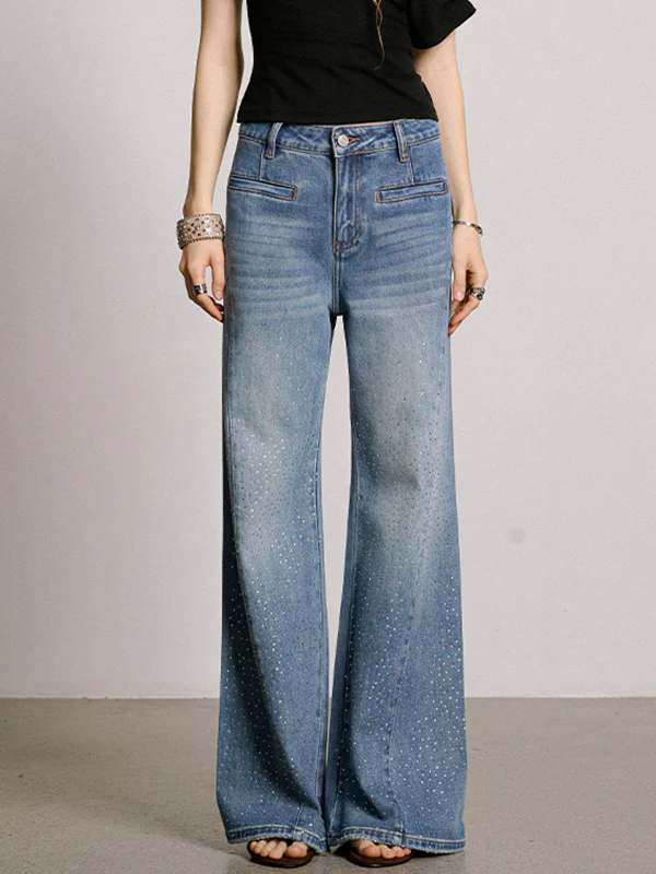 Hot Diamonds Show Thin High Boyfriend Jeans