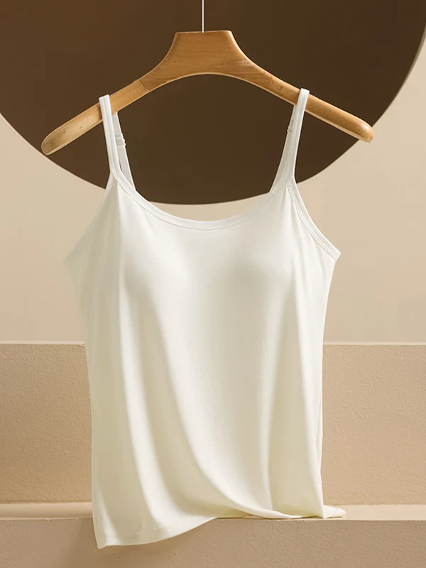 Integrated Padded Threaded Cami Top - Image 3