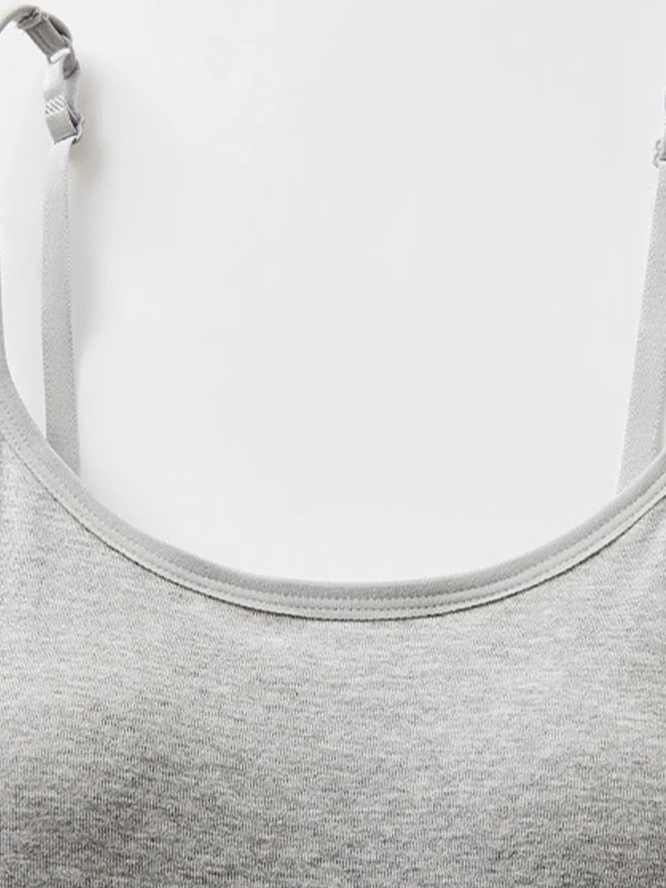 Integrated Padded Threaded Cami Top - Image 8