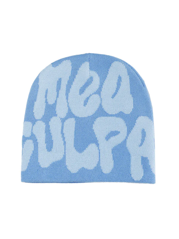Interesting Letter Print Beanie Hat - Image 6