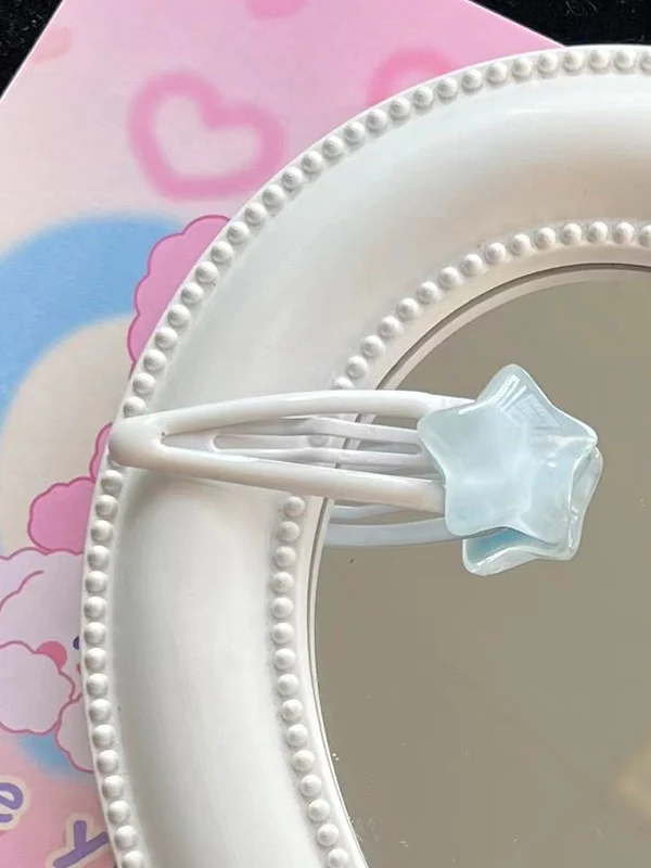 Jelly Star Charm Hair Clip