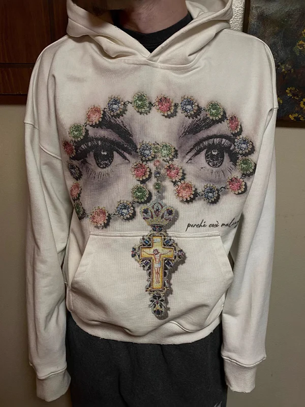 Jewelry Eye Print Sweatshirt - Image 2