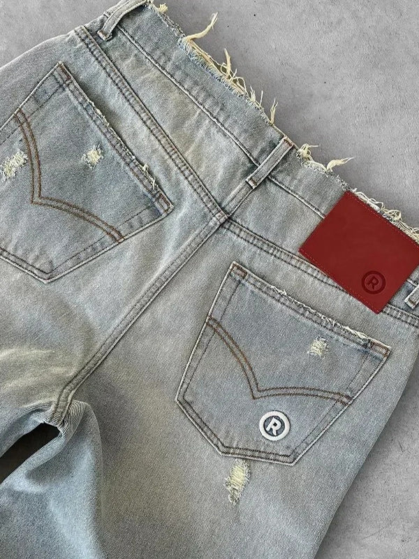 Washed Aged Boyfriend Jeans - Image 7