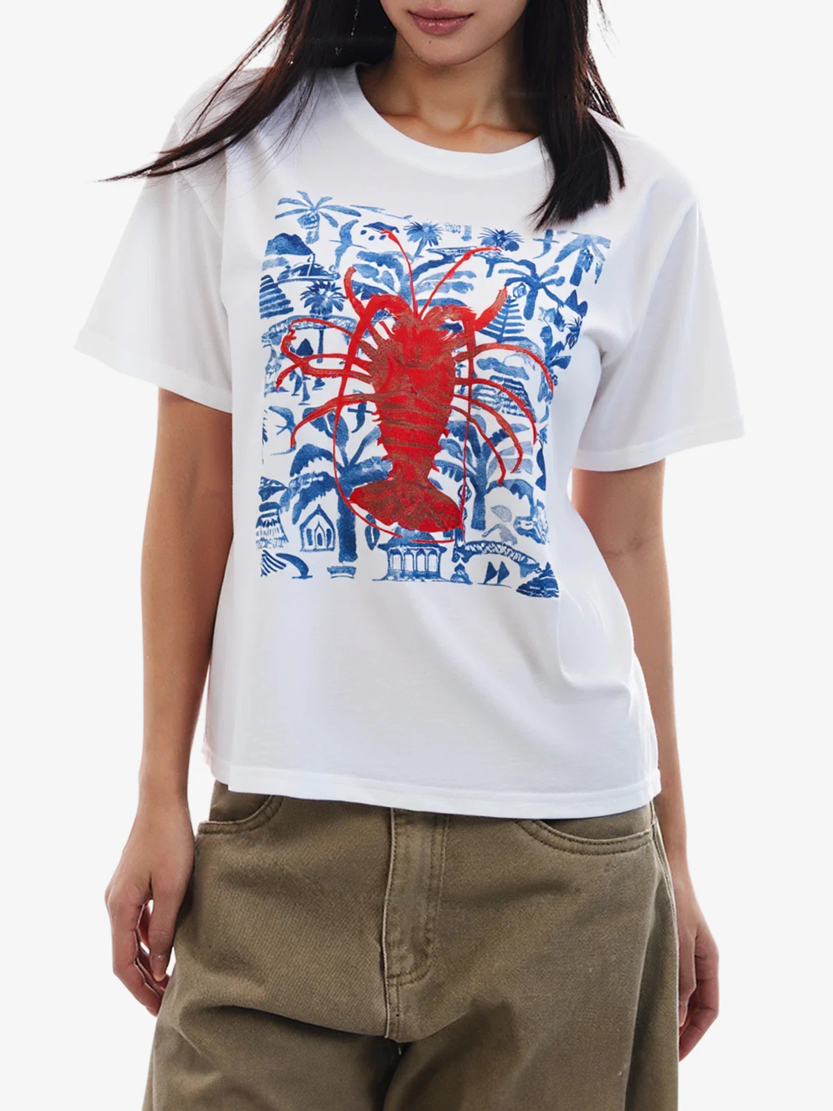 Animal Print Retro All Match Loose Tee