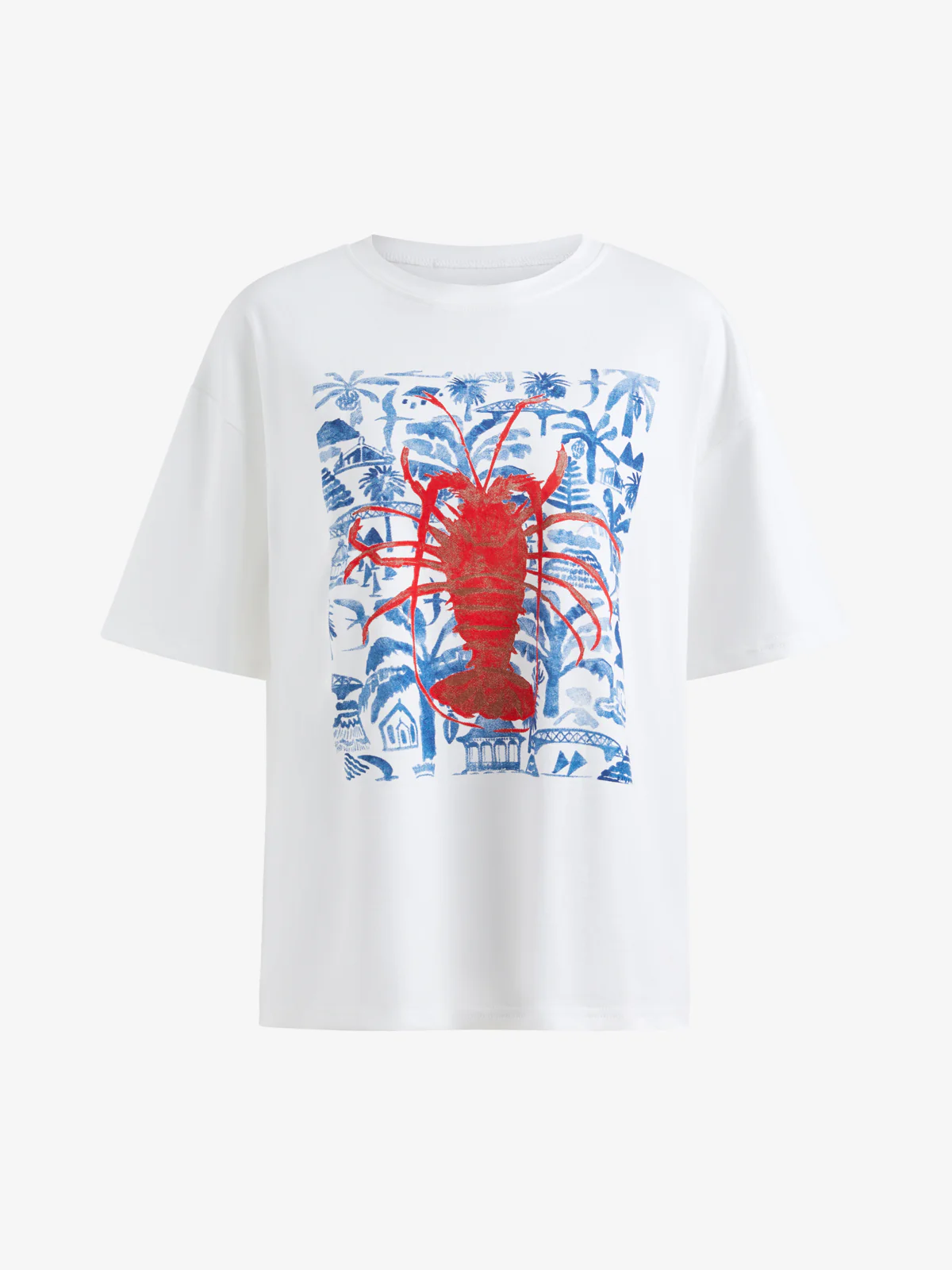 Animal Print Retro All Match Loose Tee - Image 6